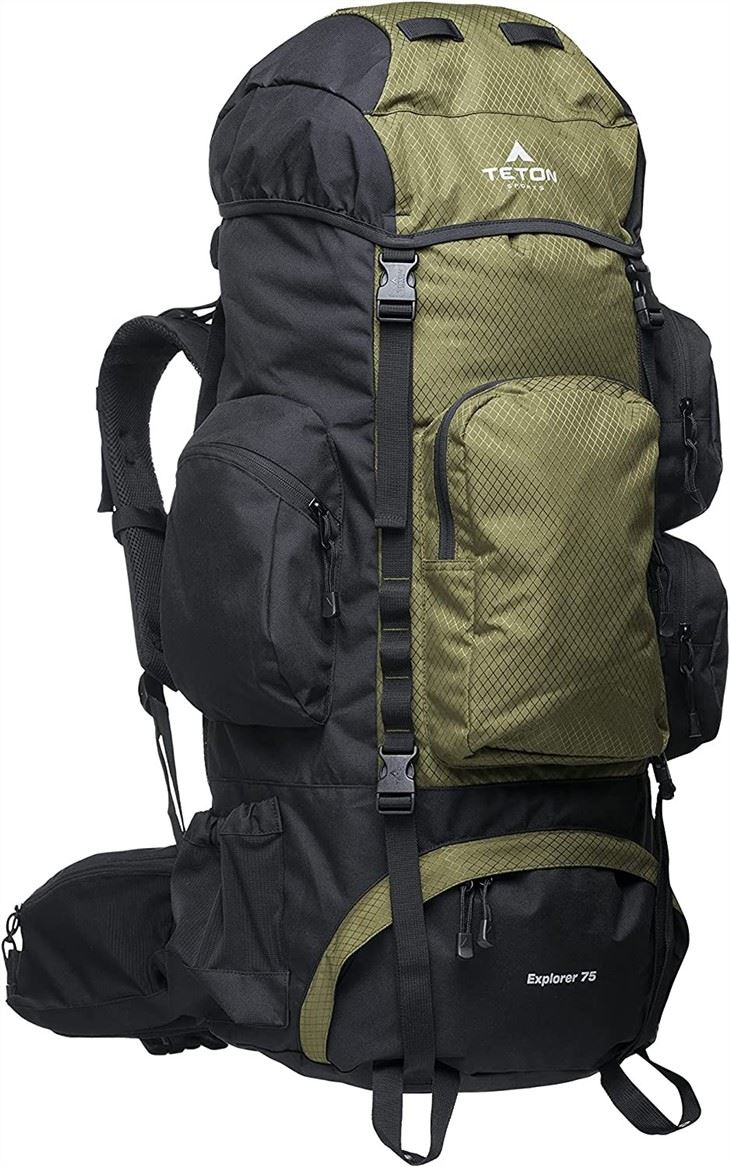Sports Explorer Internal Frame Backpack; High-Performance Backpack For Backpacking, Hiking, Camping