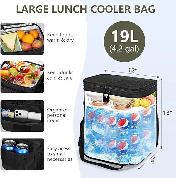 Large Tactical Lunch Cooler Bags